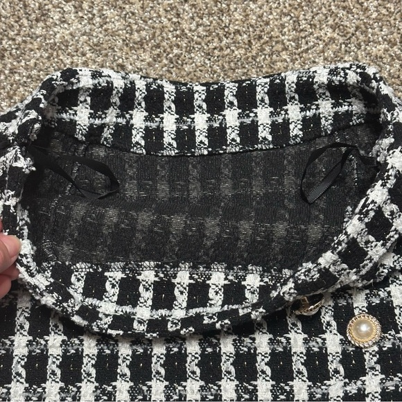 SHEIN Black and White Mini Skirt - Picture 5 of 12